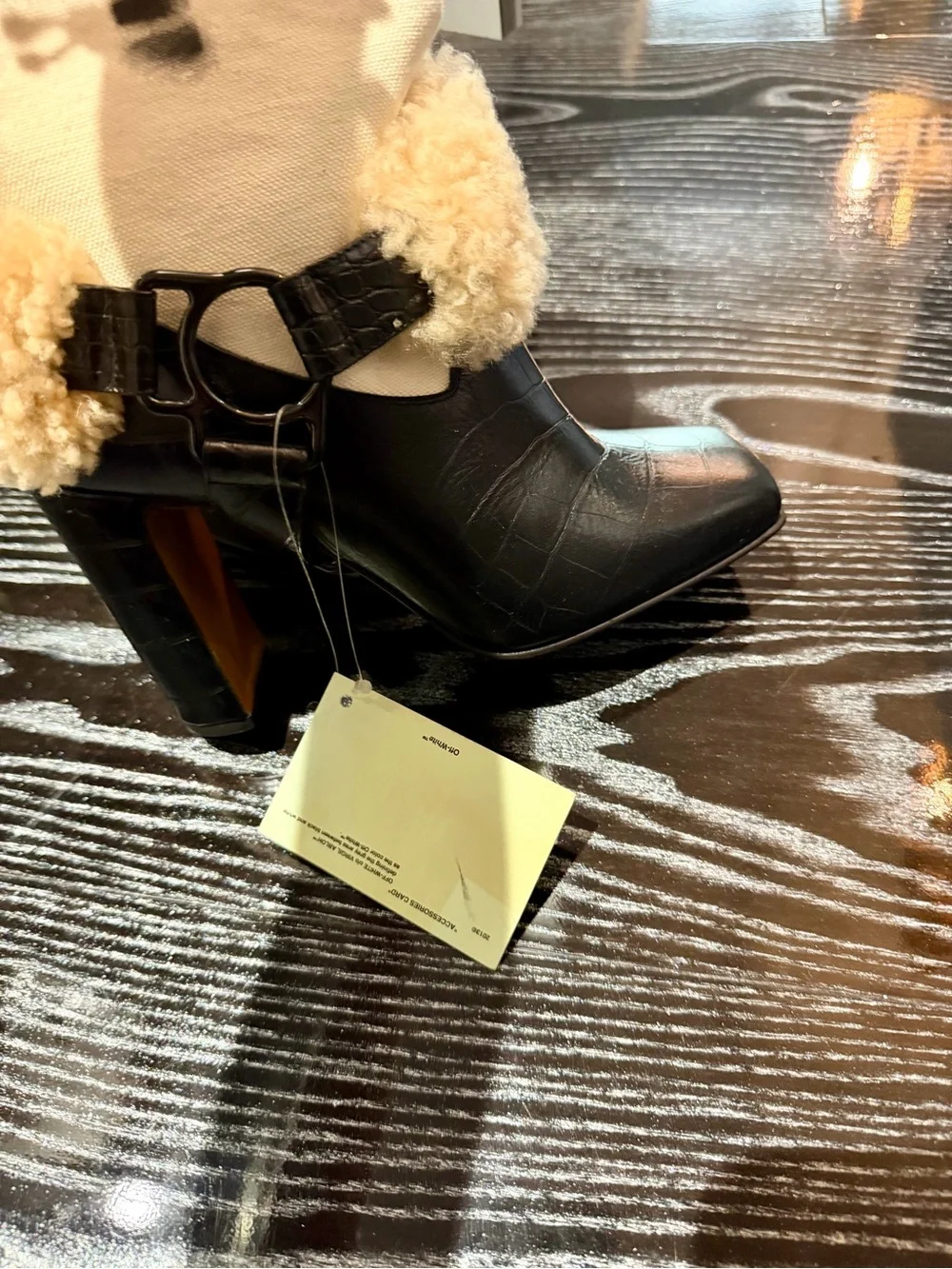 Off White boots new with tags